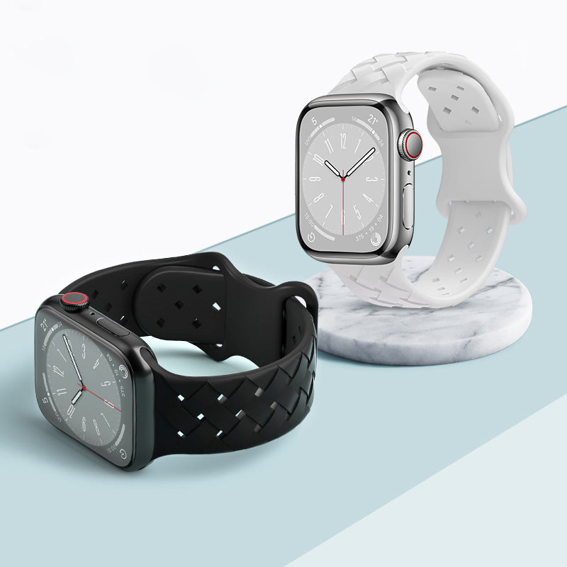 Apple Watch Bandje 44/45/46/49 mm - Hoco Flexible WA16 Siliconen - Roze