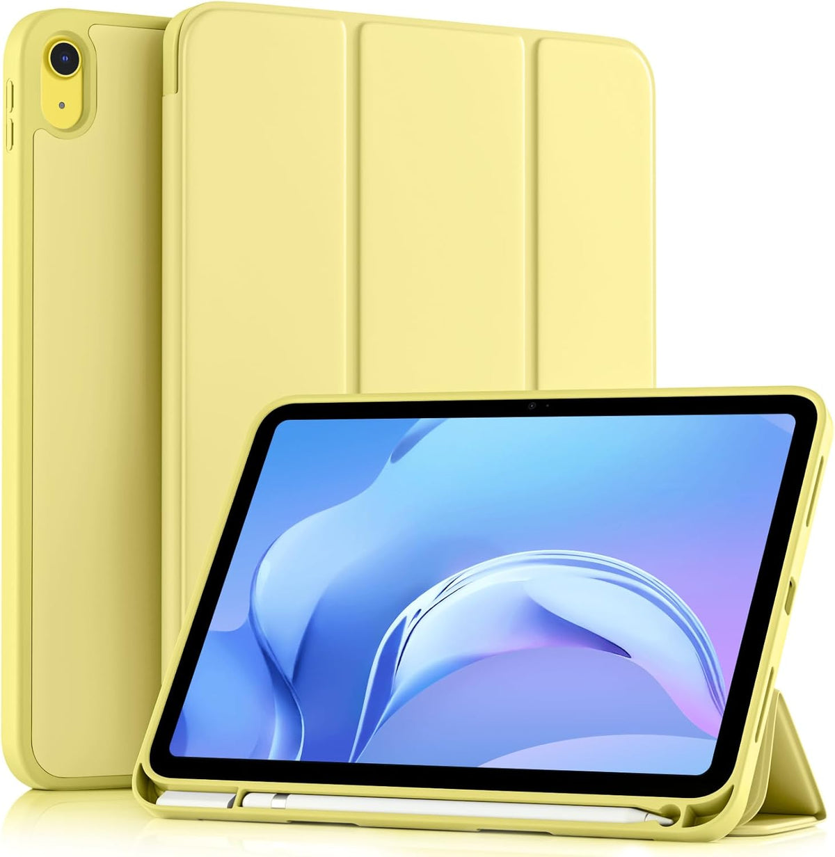 Apple iPad 2025 (11th Gen) Tablethoes - Geel - Smart Cover
