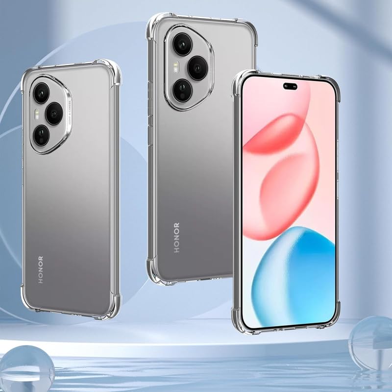 Honor 400 Pro 5G Hoesje - Transparant - Anti Shock Back Cover