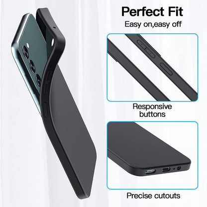 Samsung Galaxy S23 Case - Black - Silicone Back Cover