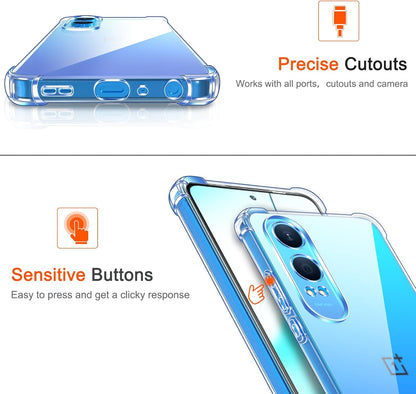 OnePlus Nord CE 4 Lite Case - Clear - Shockproof Back Cover