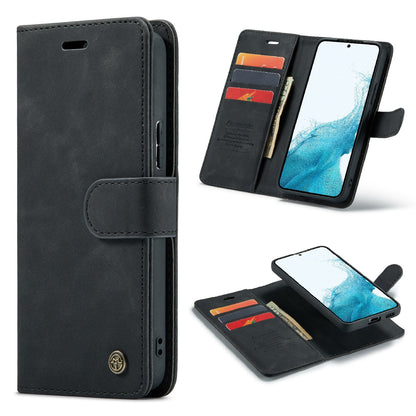Samsung Galaxy S24 Hoesje - Charcoal Gray - 2 in 1 Bookcase