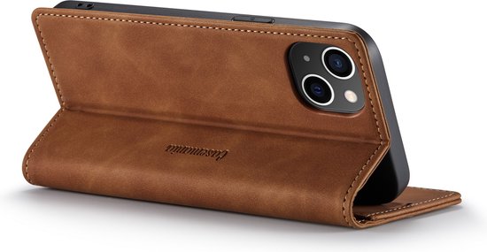 Apple iPhone 14 Case - Sienna Brown - Slim Wallet Case