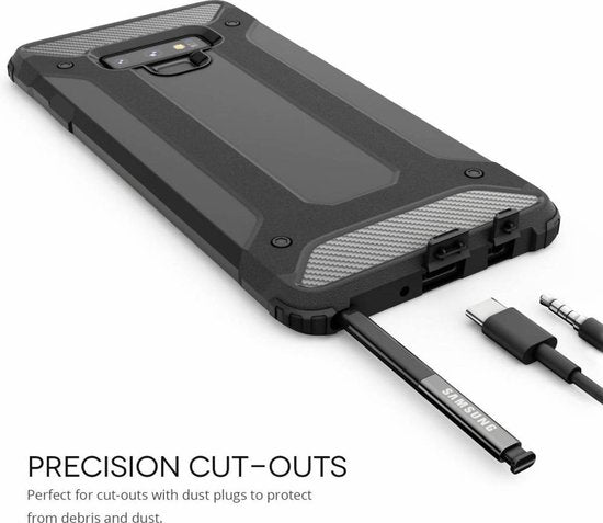 Samsung Galaxy Note9 Hoesje - Zwart - Armor Back Cover