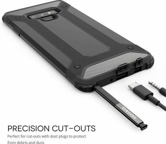 Samsung Galaxy Note9 Hoesje - Grijs - Armor Back Cover