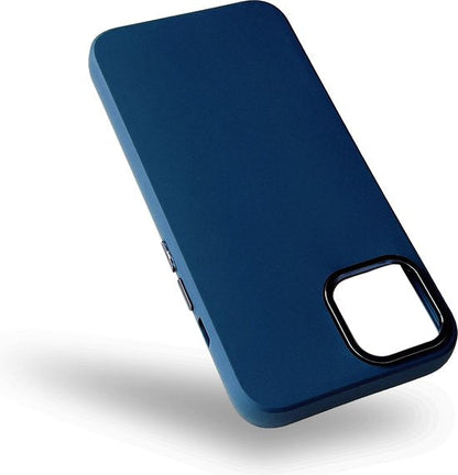 Apple iPhone 14 Plus Hoesje - Donker Blauw - Shockproof Siliconen Back Cover