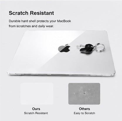 Apple MacBook Pro M5/M4/M3/M2/M1 (16-inch) - Transparant - Laptop Hardcase Cover met Ventilatie-openingen