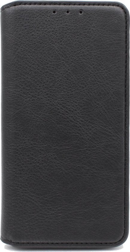 Samsung Galaxy J4+ (2018) Hoesje - Zwart - Luxe Kunstlederen Portemonnee Bookcase