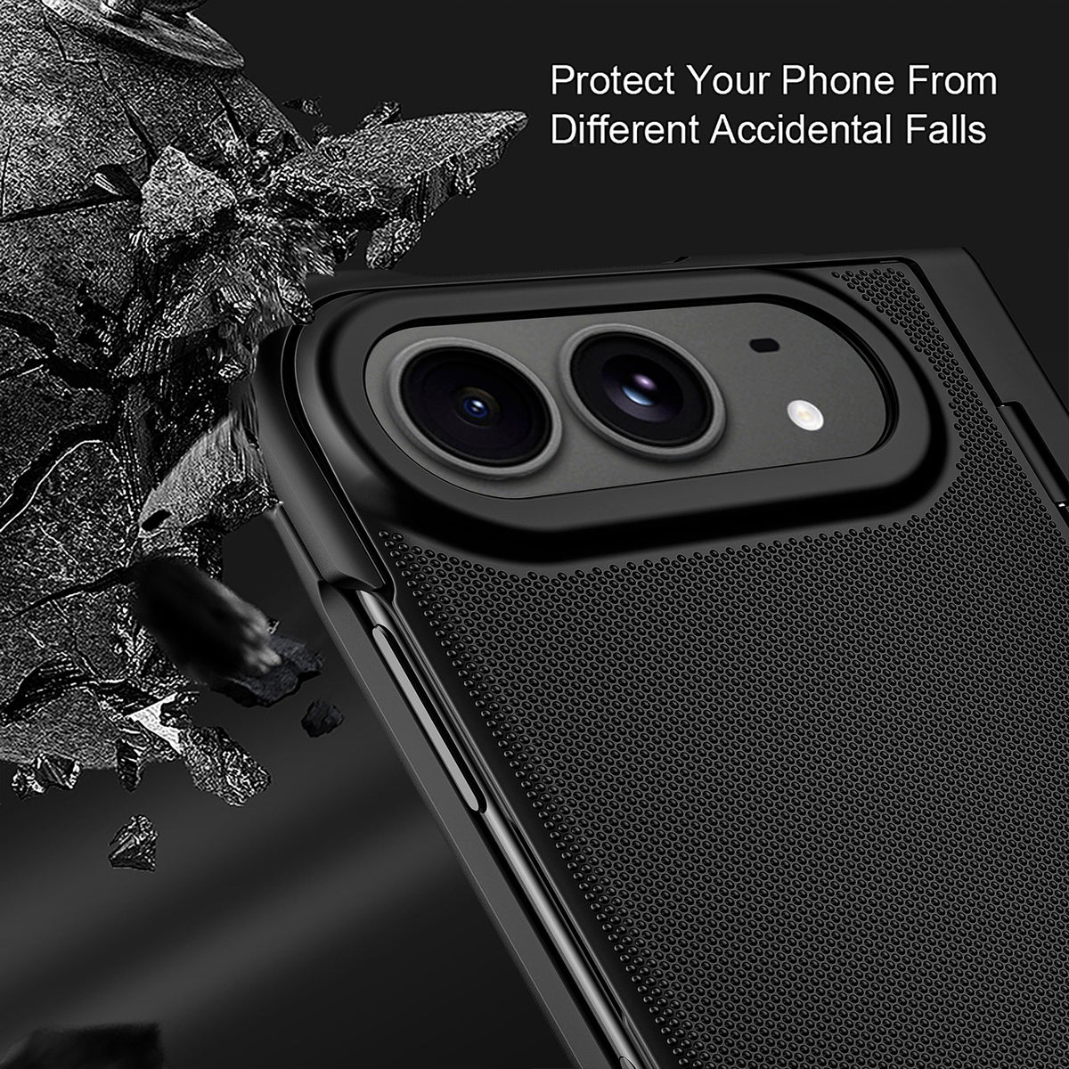 Apple iPhone Duo Hoesje - Zilver - Back Cover met Kickstand