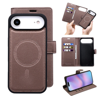Apple iPhone Air Case - Mocha Brown - 2-in-1 Velvet Wallet Case