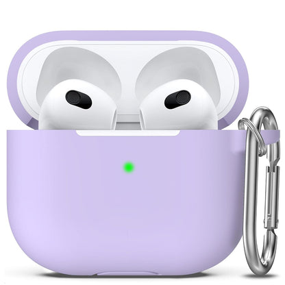 Apple AirPods 4 Hoesje - Liquid Siliconen - Lila