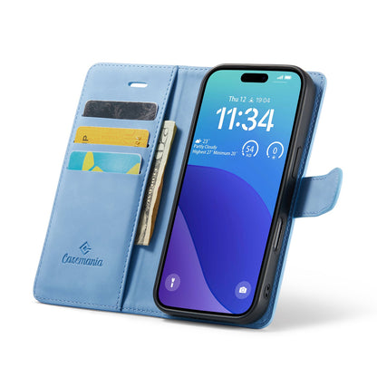 Apple iPhone 16 Pro Hoesje - Sky Blue - 2 in 1 Bookcase