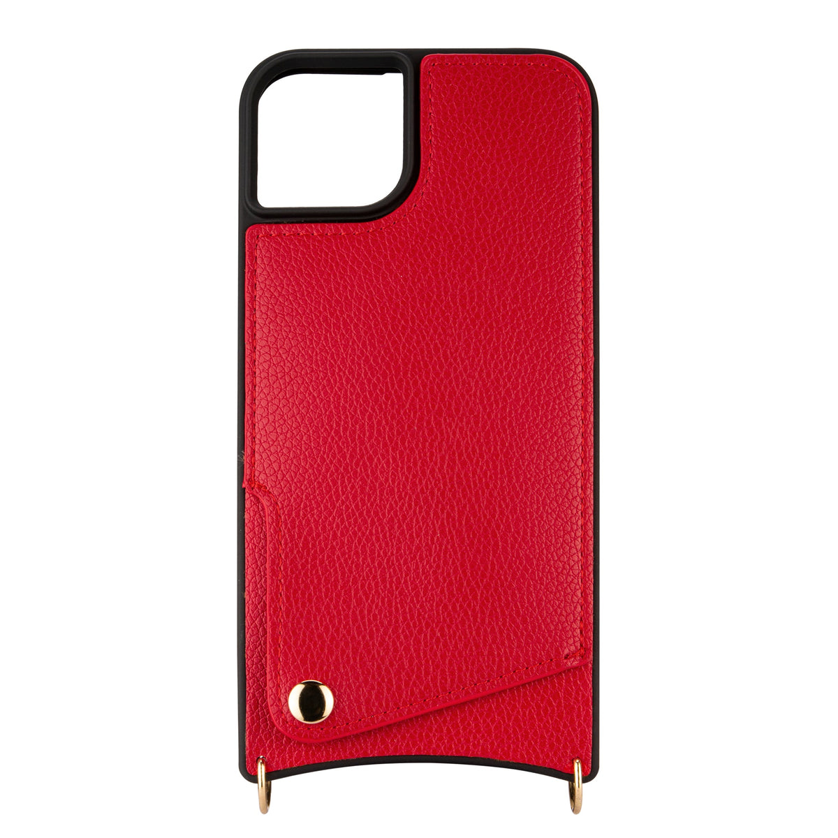 iPhone 15 Plus Hoesje - Bandje - Rood Back Cover