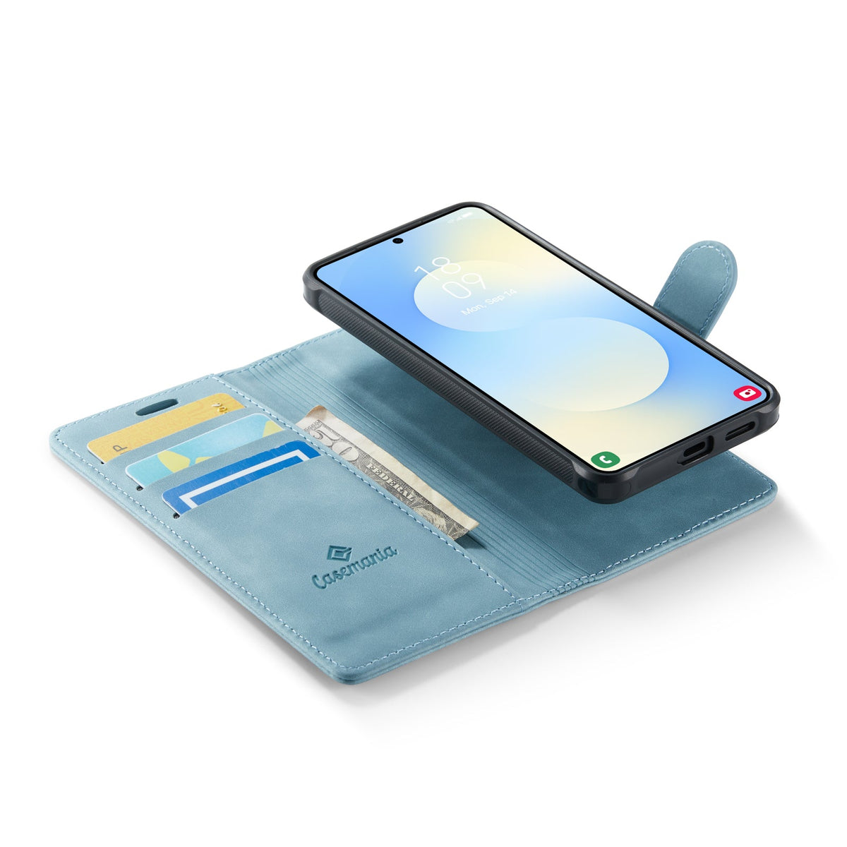 Samsung Galaxy S26 Hoesje - Aqua Blue - 2 in 1 MagSafe Bookcase