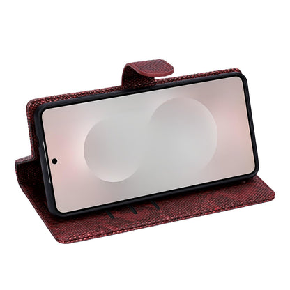 Étui pour Samsung Galaxy S26 Ultra - Bordeaux - Étui portefeuille 2 en 1 MagSafe