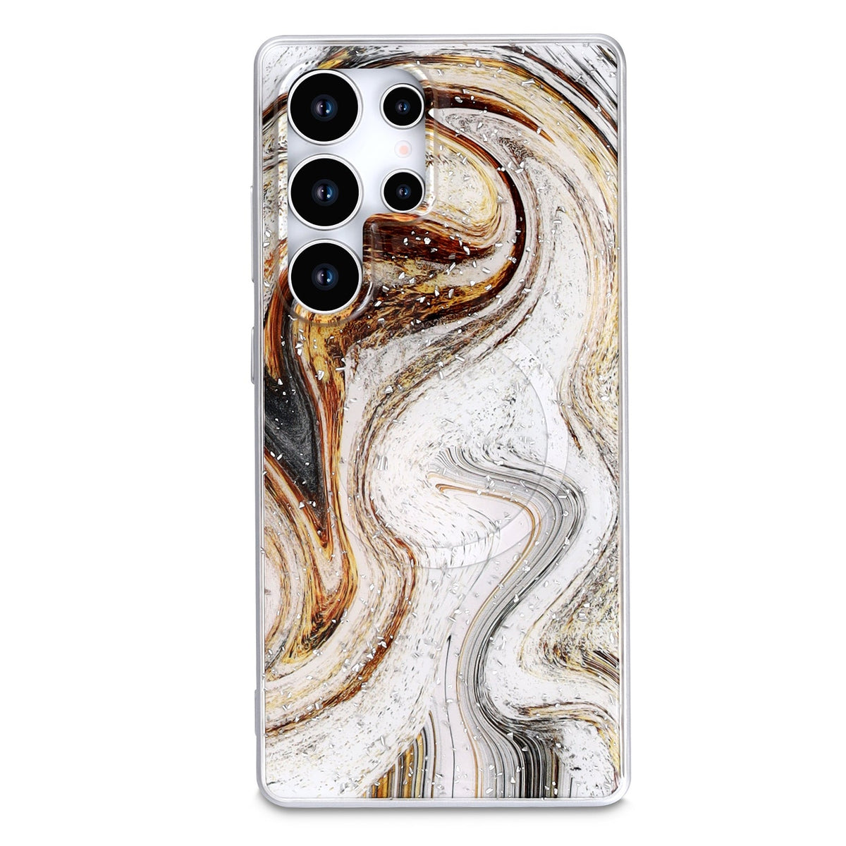 Samsung Galaxy S25 Ultra Hülle - Weiß - Marmor MagSafe Back Cover
