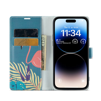 iPhone 14 Pro Hoesje - Tropica - Portemonnee Bookcase