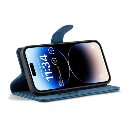 Apple iPhone 15 Pro Max Hoesje - Navy Blue - 2 in 1 Bookcase