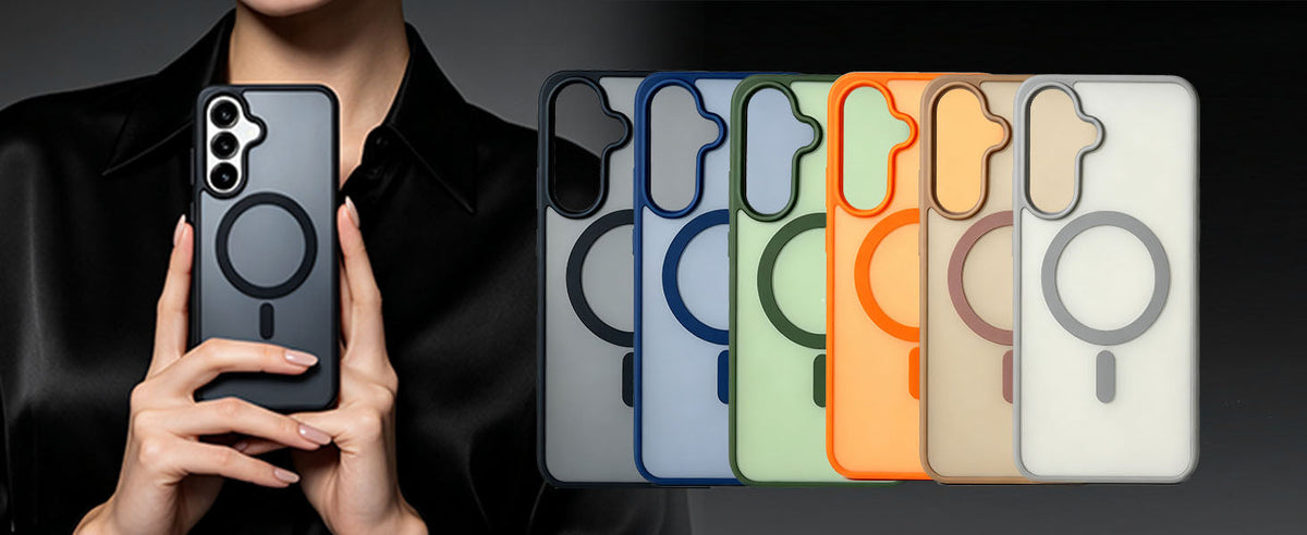 Samsung Galaxy A27 Hoesje - Zwart - Matte Armor MagSafe Back Cover