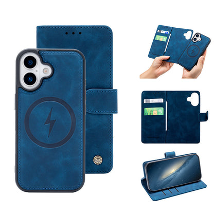 Apple iPhone 17 Case - Navy Blue - 2-in-1 MagSafe Wallet Case