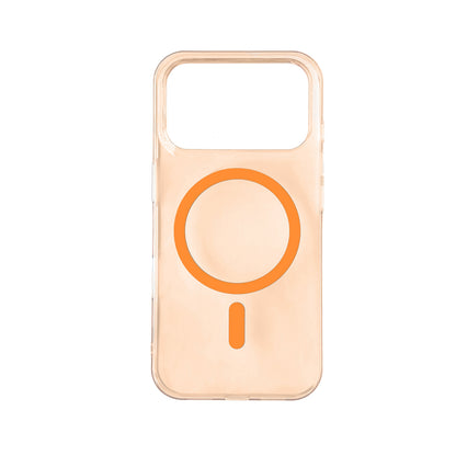 Apple iPhone 17 Pro Hoesje - Oranje - Minimalistic MagSafe Back Cover