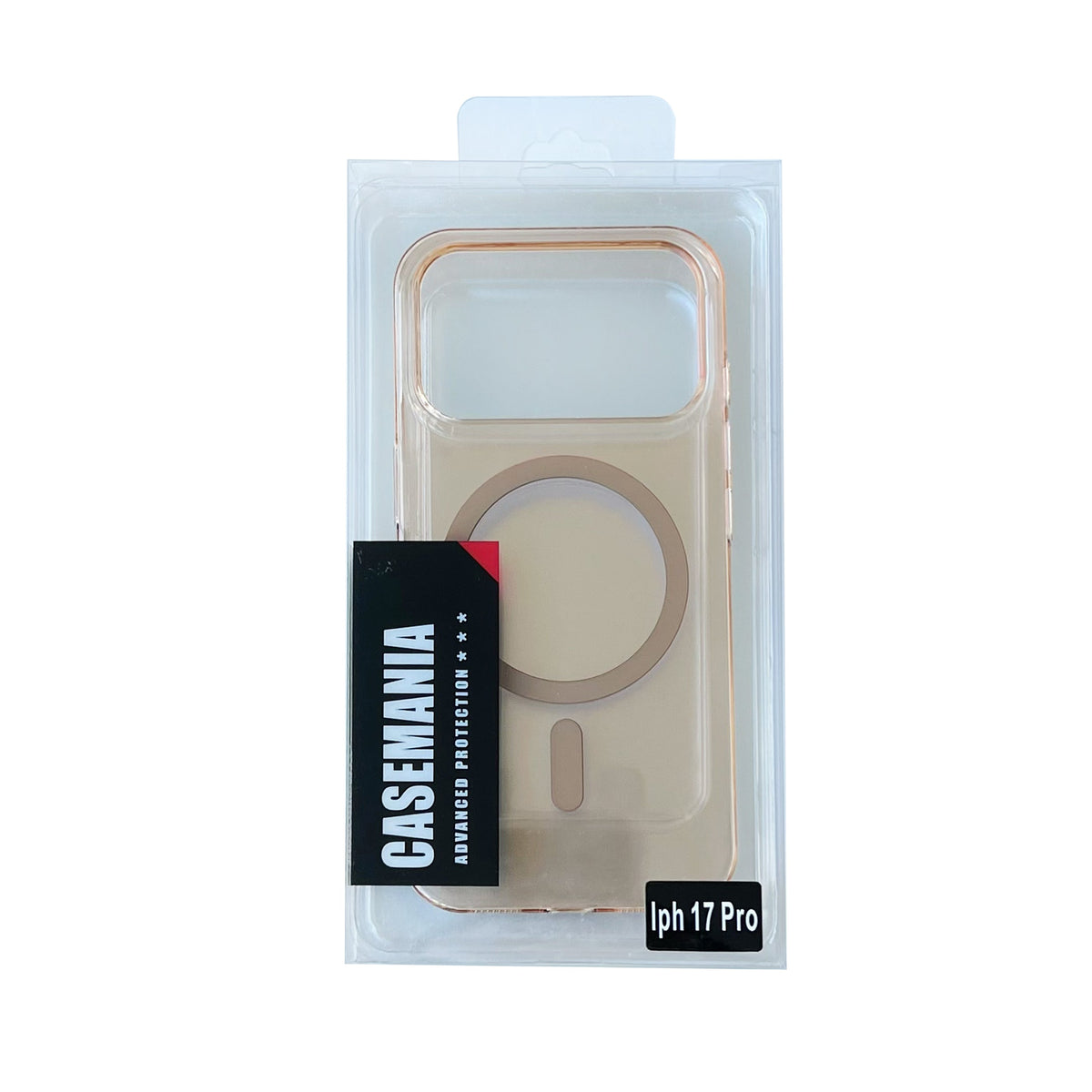 Apple iPhone 18 Pro Hoesje - Bruin - Kristalhelder MagSafe Back Cover