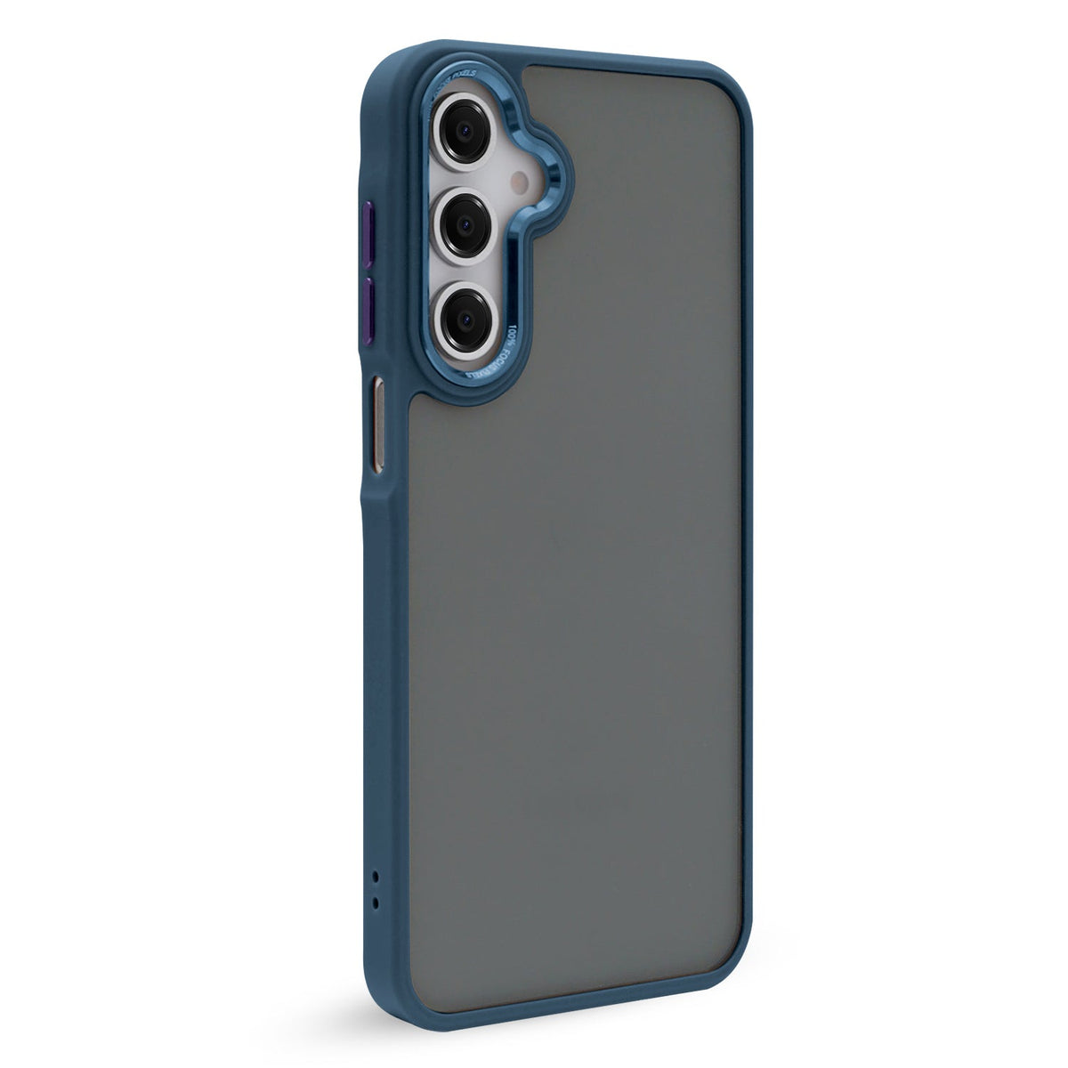 Samsung Galaxy S24 FE Hoesje - Blauw - Frame Back Cover
