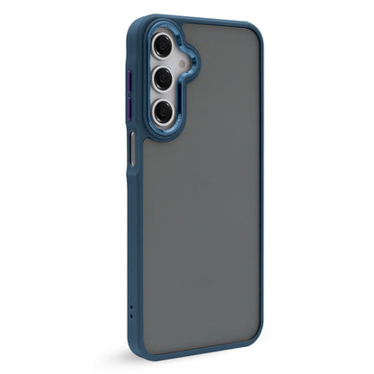 Samsung Galaxy A56 Hoesje - Blauw - Frame Back Cover