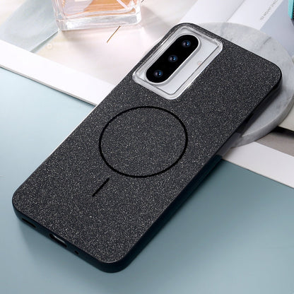 Samsung Galaxy A17 Hoesje - Zwart - Glitter MagSafe Back Cover
