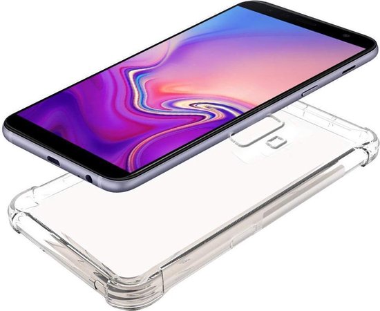 Samsung Galaxy J6+ (2018) Hoesje - Transparant - Anti-Shock Back Cover
