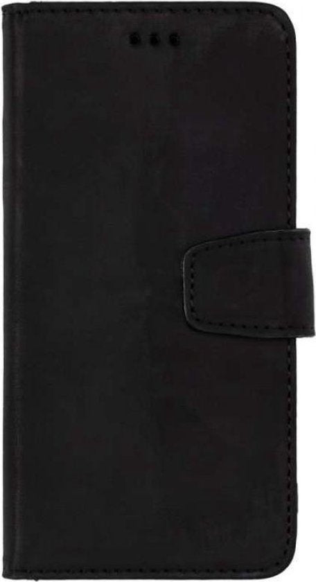 Apple iPhone Xs Max Hoesje - Zwart - Echt Leren Bookcase