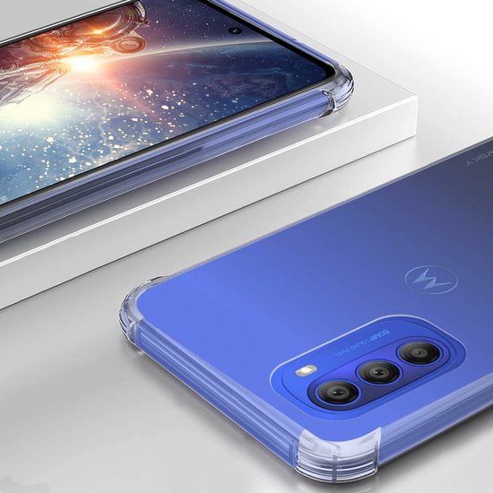 Coque Motorola Moto G51 5G - Transparente - Étui arrière hybride antichoc