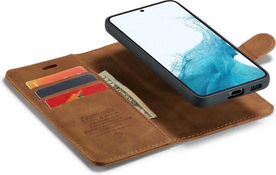Samsung Galaxy S23 Plus Hoesje - Sienna Brown - 2 in 1 Bookcase