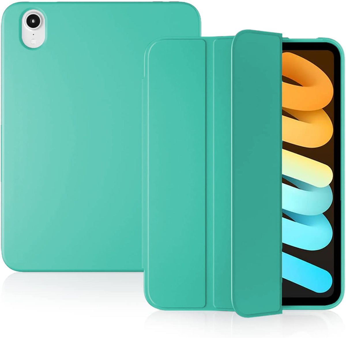 Apple iPad Mini 6 8.3 (2021) Tablet Case - Turquoise - Smart Cover