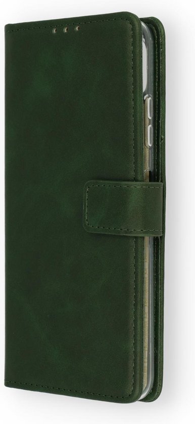 Samsung Galaxy A22 5G Hoesje - Groen - Bookcase