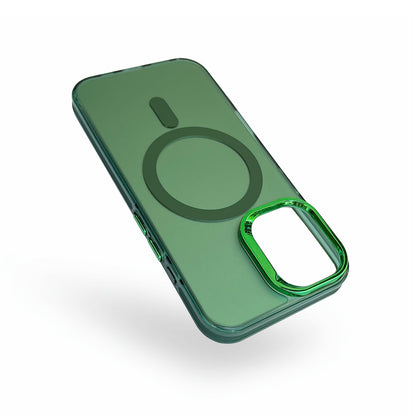 Apple iPhone 15 Hülle - Grün - Fusion-Armor-MagSafe-Backcover