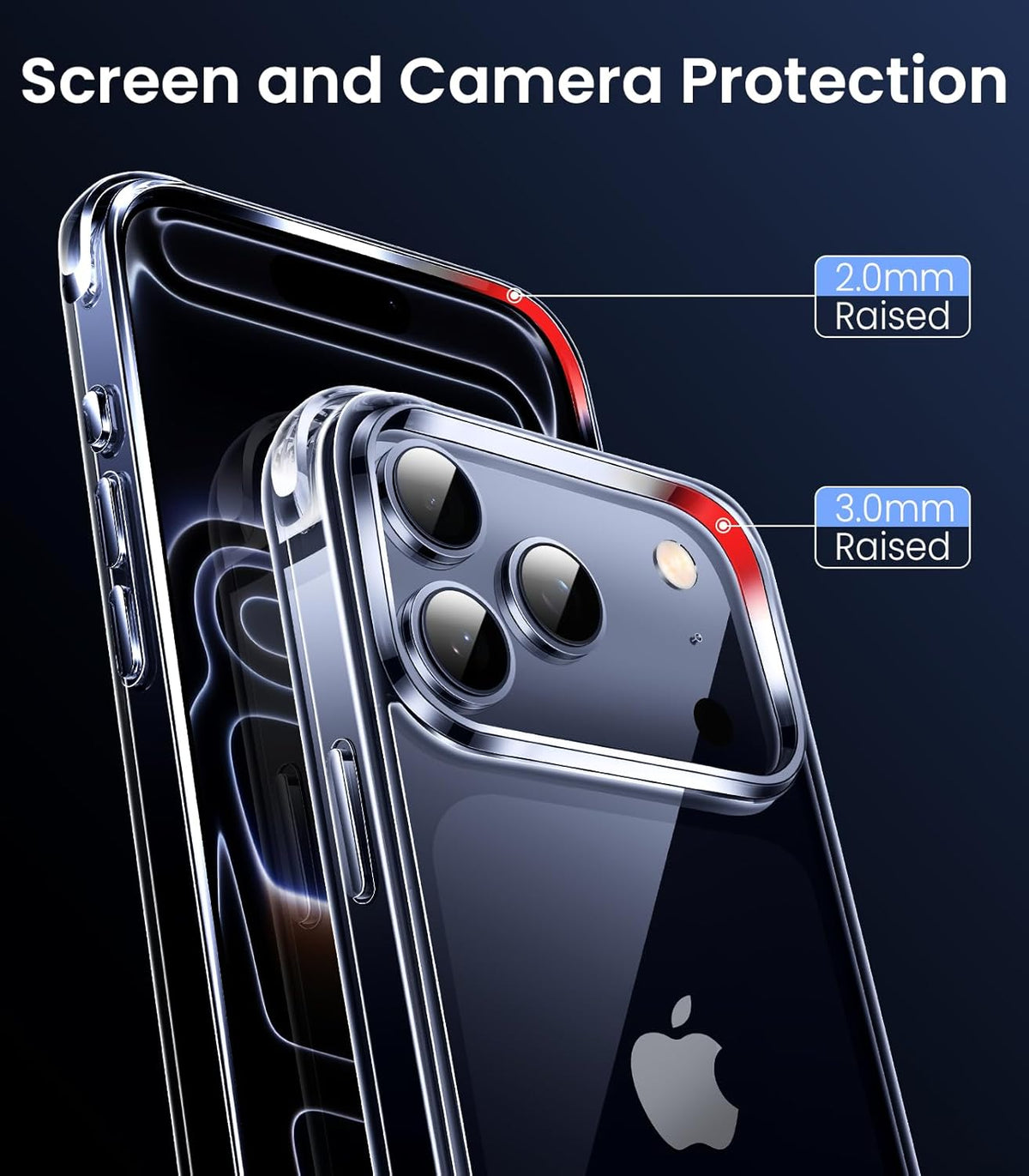 Apple iPhone 18 Pro Hoesje - Transparant - Anti-Shock Back Cover
