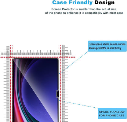 Samsung Galaxy Tab S9 Ultra Screenprotector - Full Cover - 2 Stuks