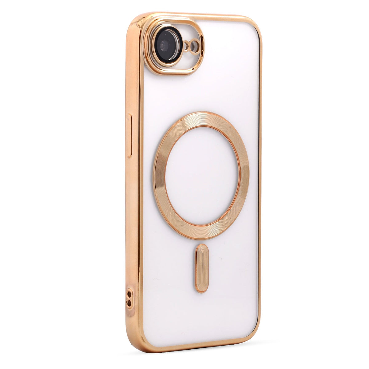 Apple iPhone 16e Hülle - Gold - Silikon-MagSafe-Backcover