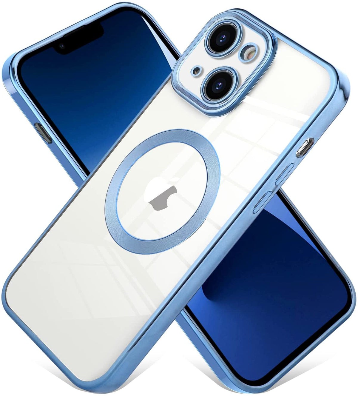 iPhone 15 Hoesje - Blauw - Siliconen MagSafe Back Cover