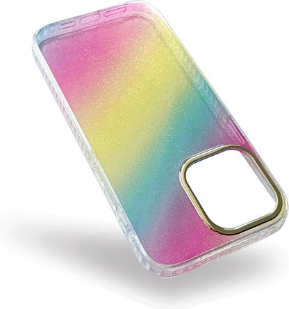 Apple iPhone 14 Pro Hoesje - Multi - Glitter Back Cover