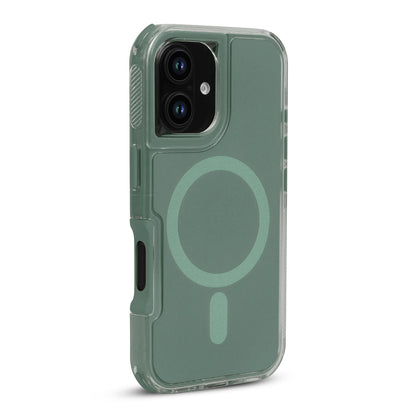 Apple iPhone 16 Plus Hoesje - Groen - Liquid Armor MagSafe Back Cover