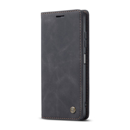 Oppo A58 Hülle - Charcoal Gray - Schlanke Klapphülle mit Kartenfach