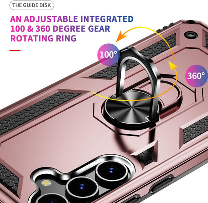 Samsung Galaxy S24 Plus Hülle - Roségold - Armor Kickstand Back Cover