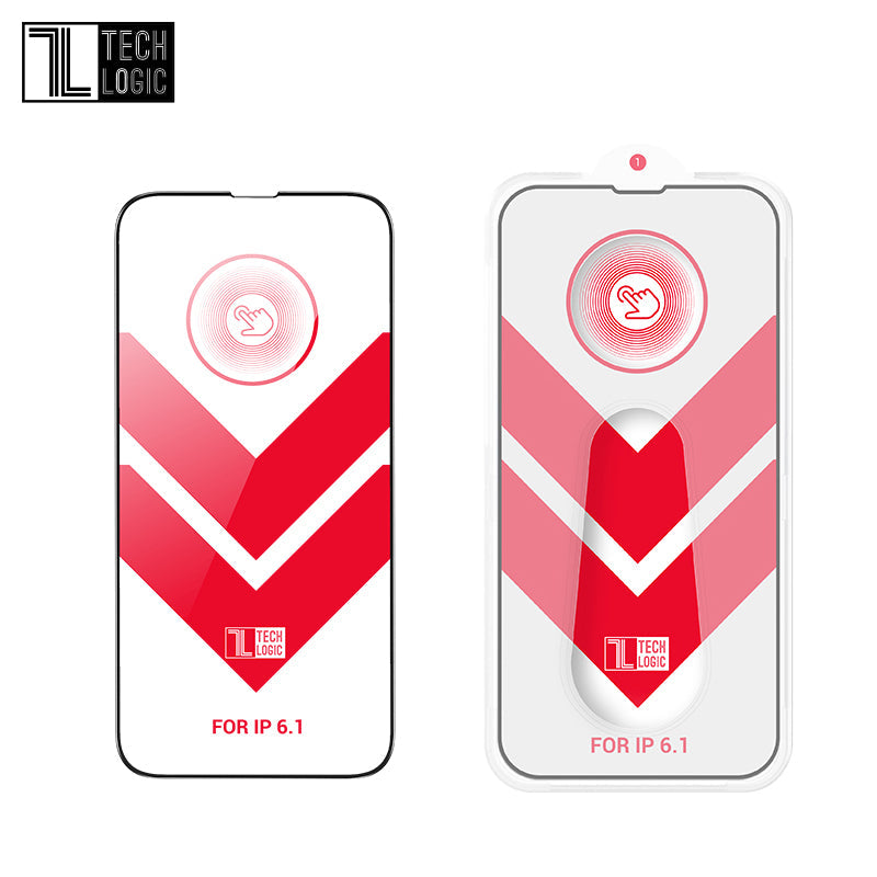 Apple iPhone 14 Screenprotector - Full Cover met applicator en Installatiekit - 1 Stuk