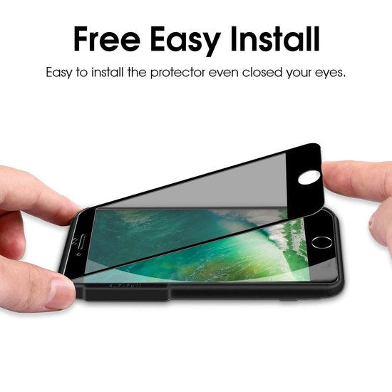 Apple iPhone SE (2020) Screenprotector - Full Cover Wit - 2 Stuks