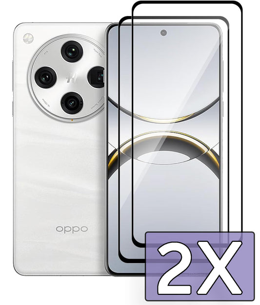 Oppo Find X8 Pro Screenprotector - Full Cover - 2 Stuks