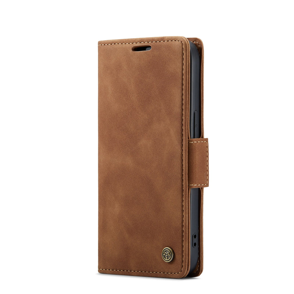 Apple iPhone 15 Plus Hoesje - Sienna Brown - Portemonnee MagSafe Bookcase