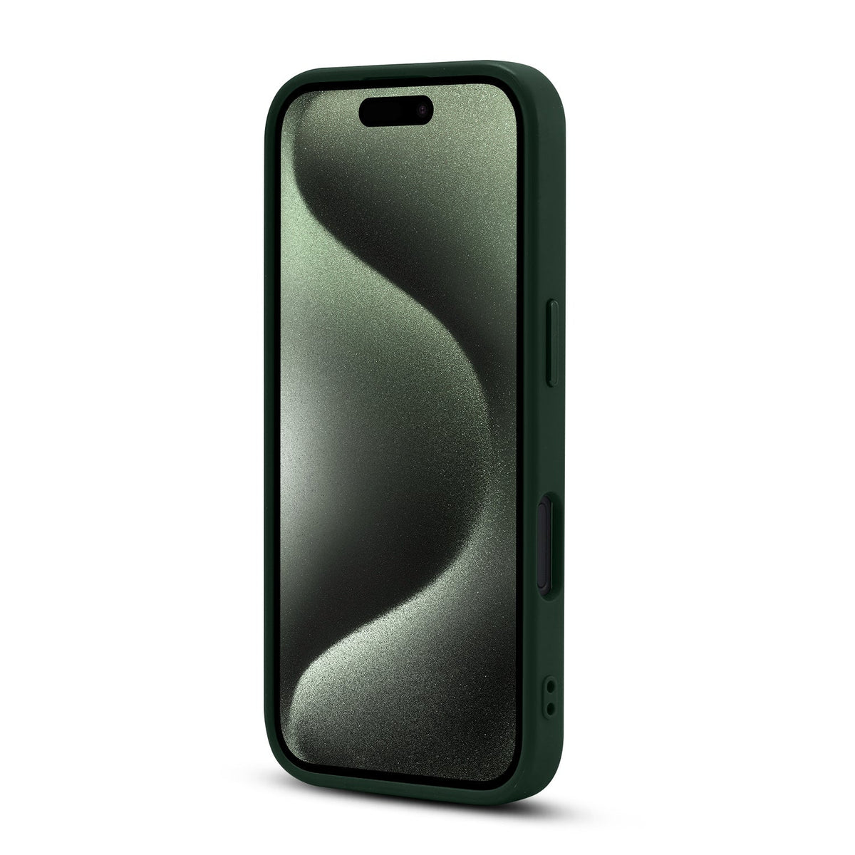 Apple iPhone 16 Hülle - Grün - MagSafe Backcover mit Color Frame