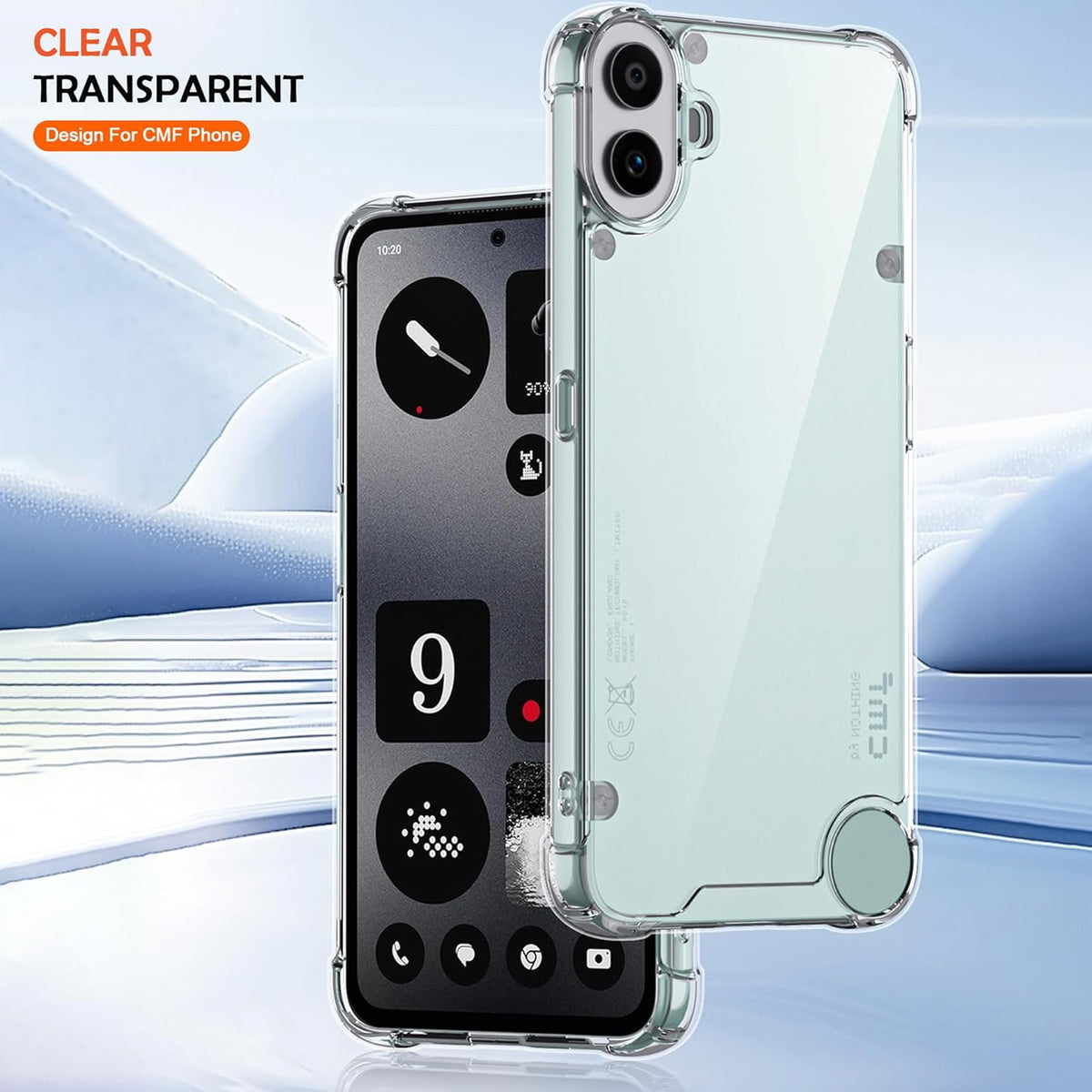 CMF Phone 1 Hoesje - Transparant - Anti-Shock Back Cover